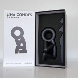 Lina Condes, The Thinker on the Bench, Black - Image 2