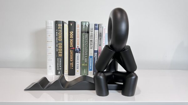 Lina Condes, The Thinker on the Bench, Black